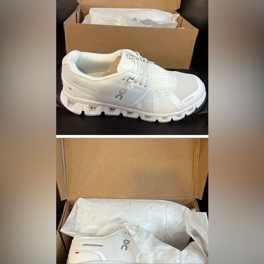 White OnCloud women’s with box